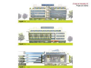 Crédit Agricole Sud Rhône-Alpes — Valence -  Façades Sud, Nord et Est