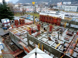 CNRS — Grenoble -  Structure béton anti-vibratoire (bât. Z)