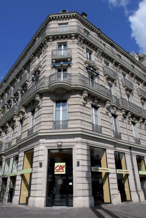 Crédit Agricole Banque Privée -  Façade Immeuble Haussmannien