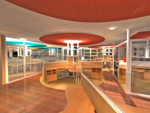 Caisse d'Épargne - Plateau Centre de Relations Commerciales (CRC) - Design environnement Design global