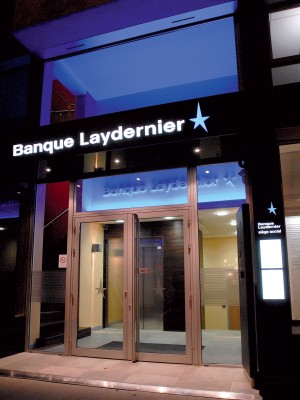 Banque Laydernier — Annecy -  Détail de l’entrée