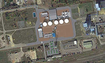 Plateforme industrielle et bâtiment tertiaire