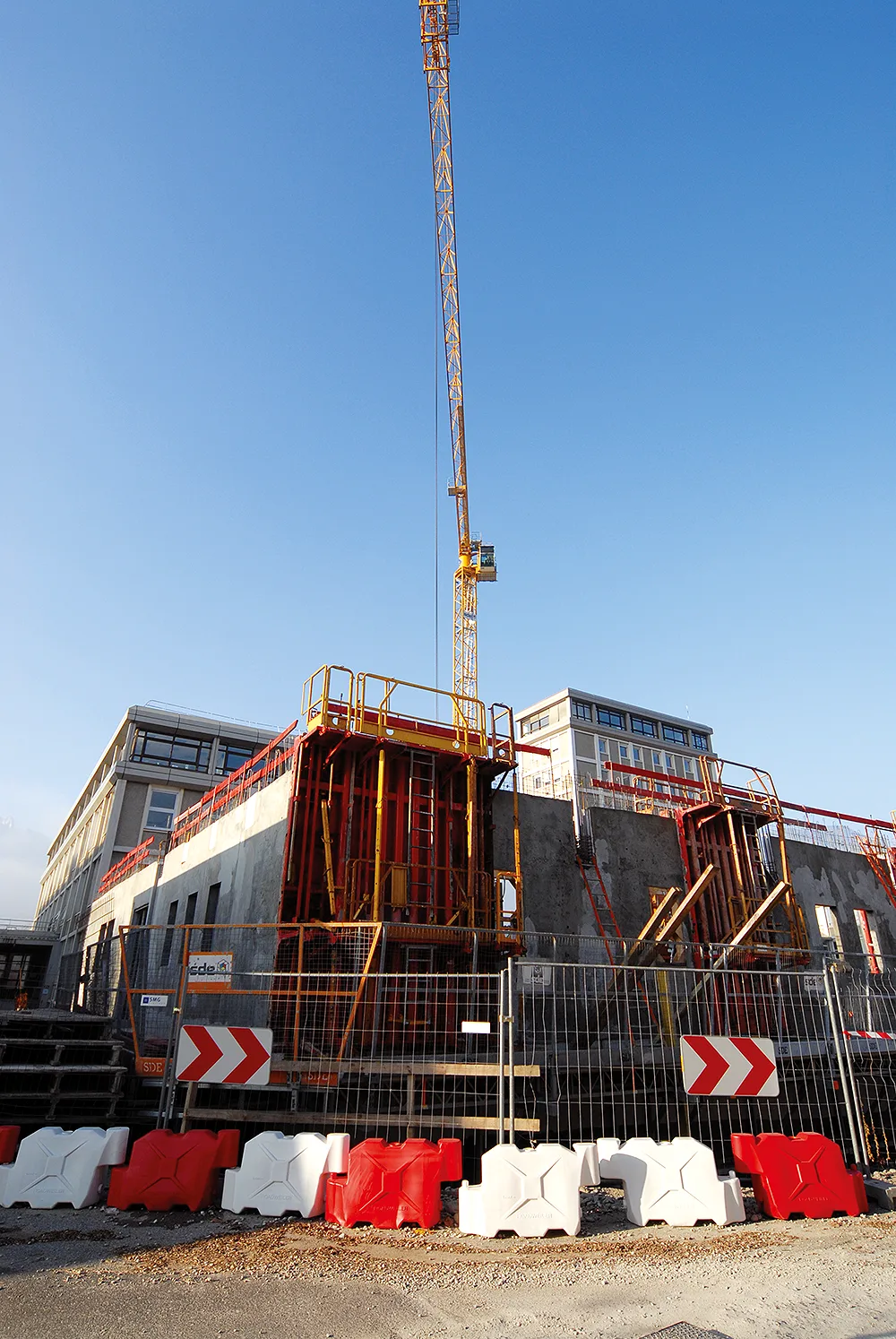 Détail chantier en 3 tranches