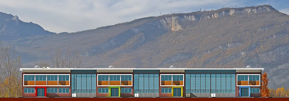 Façade longitudinale
