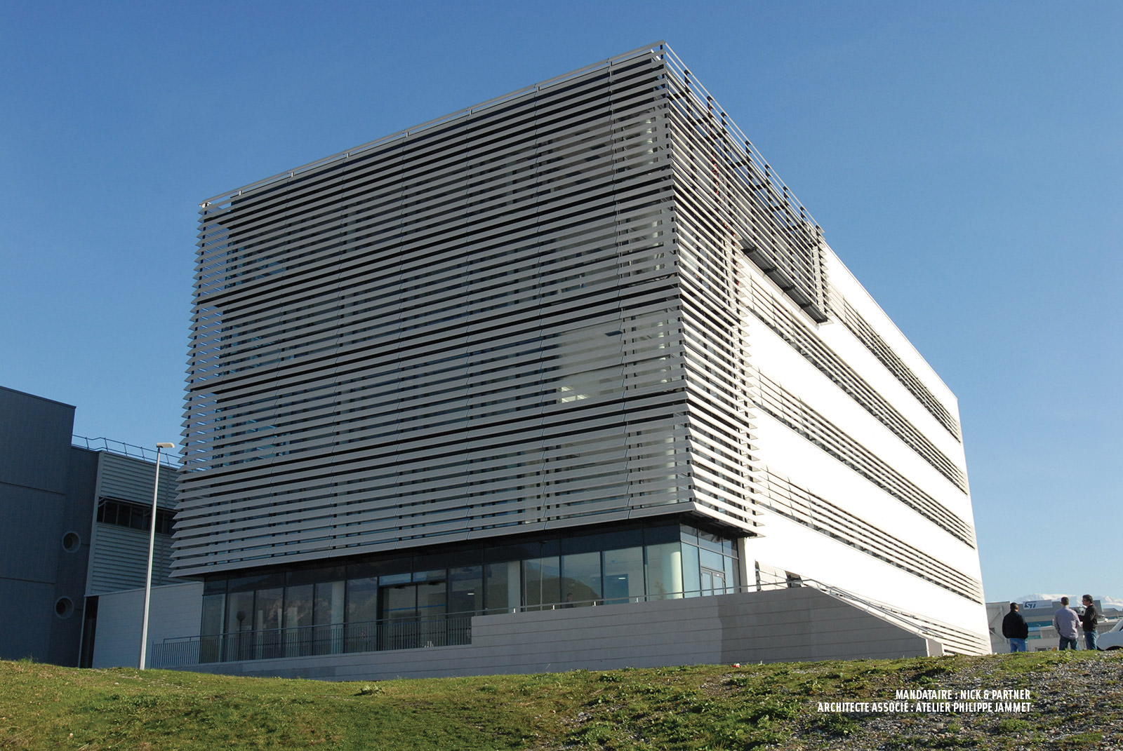 ILL Science BuildingBâtiment de laboratoires pour l’ILL – ESRF - Grenoble<br>Mandataire : Nickl & Partner Architekten<br>Architecte associé : atelier Philippe Jammet Architecte