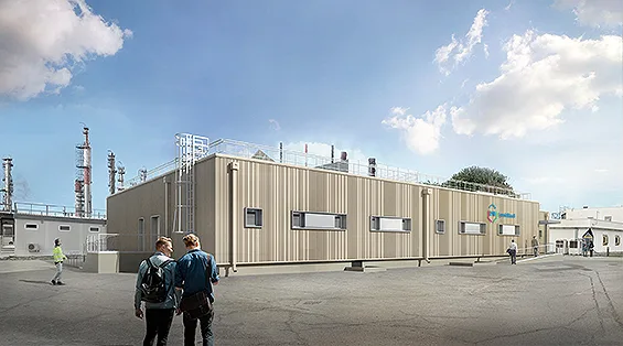 LyonDellBasell — Bâtiment administratif et vestiaires